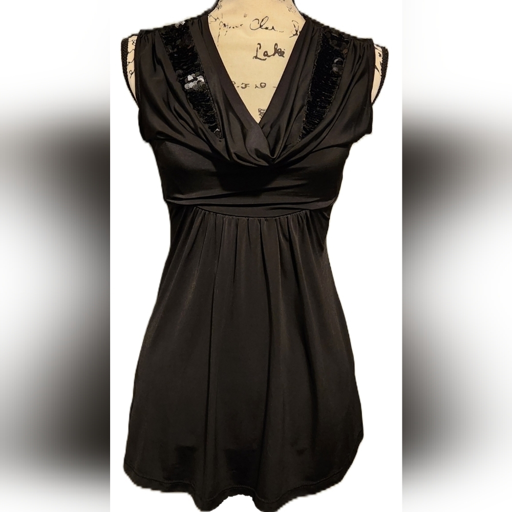 Daytrip Sleeveless Cowl Neck Blouse